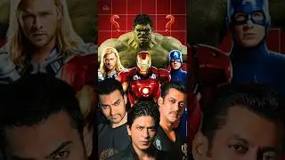 Which indian actor could play all the superhero roles❓#shorts #marvel