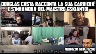 Douglas Costa racconta la sua carriera e s'innamora del maestro Gskianto