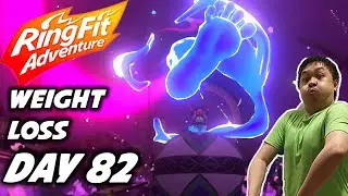 Fun Exercise Games at Home - Day 82 Ring Fit Adventure Weight Loss Journey