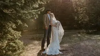Bowman Lake Wedding in Glacier National Park + Reception at Northern Lights Saloon in Polebridge, MT