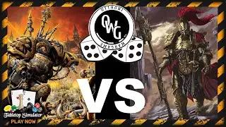 Chaos Space Marines vs Adeptus Custodes 40k 2000p ( Tabletop Simulator Batrep )