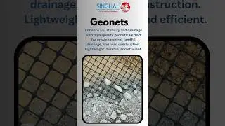 Enhance Erosion Control & Infrastructure with High-Quality Geonets