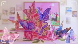 Spring Butterfly Garden 3D Pop Up Card! 🦋🌷