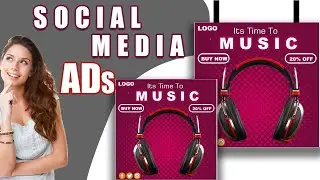 How to Create a Social media Advertising Post In Microsoft Word | AD Design in MS Word | tips/tricks