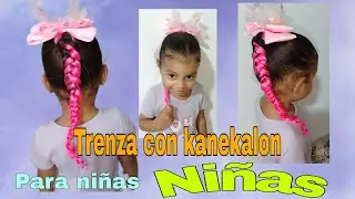 trenza larga con kanekalon.✨