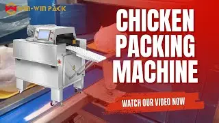 WIN WIN PACK Fully Automatic Chicken Packaging Machine | High-Speed Food Packing Line Demo #wrapping