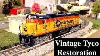 Vintage Tyco Chessie System C430 Locomotive Restoration