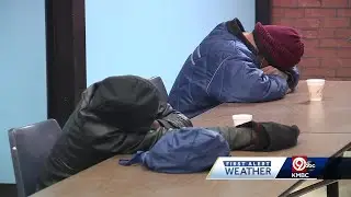 Kansas City day shelter sees influx of homeless during Thursday's snowstorm