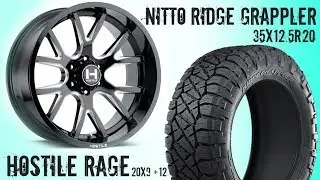 Hostile Rage 20x9 +12 смещение Nitto Ridge Grappler 35x12.5R20