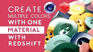 Redshift- Create Multiple Colors with One Material