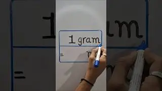 1 gram = ? Milligrams #knowledge #math #mathsbyjigs #study #study #education #knowledge #mathsbyjigs