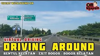 Driving around Sentul Selatan - Exit Tol Bogor - Bogor Selatan | Virtual Driving | Om Ngapain