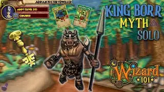 Wizard101 Solo KING BORR Key Boss Level 20 (Full Game Crownless Solo Challenge)