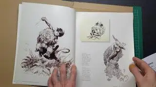 Фрэнк Фразетта, скетчбук, том 1, быстрый просмотр