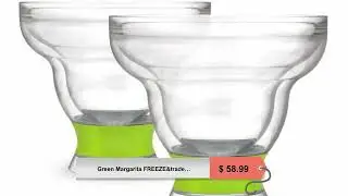 Green Margarita FREEZE&trade; Cooling Cups (2 pcs)