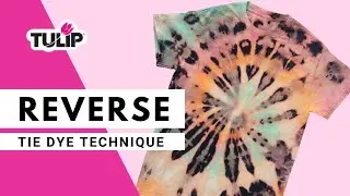 How to Bleach Tie-Dye a Shirt with Tulip Color ✨