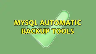 Ubuntu: MySQL Automatic backup tools (2 Solutions!!)