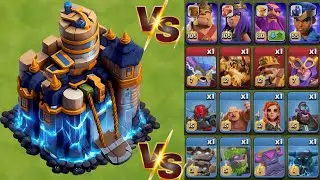 TOWN HALL 18 🏰 VS ALL TROOPS 😱🔥 | EPIC BATTLE #clashofclans #coc #newth18 #1ksubscribers 