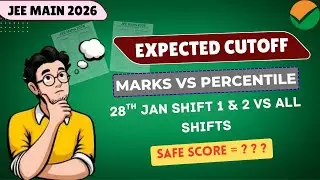 JEE Main 2026: All shifts Vs 28 Jan || Marks vs Percentile Complete Analysis