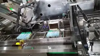 Automatic cartoning machine+box sealer