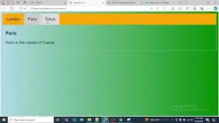 how to create horizontal and vertical tabs | CSS | HTML