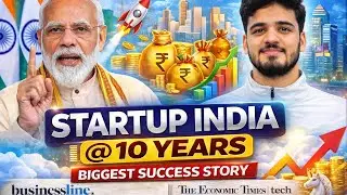Startup India @10 | 2 लाख Startups, 21 लाख Jobs | भारत बना दुनिया का 3rd Largest Startup Hub #viral