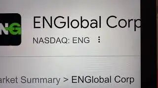 🔴 ENGlobal Corp ENG Stock Trading Facts 🔴