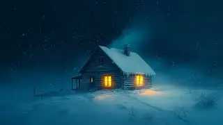 The Ultimate Howling Blizzard Storm & Frosty Wind Ambience| Mighty Snowstorm Gusts┇ASMR Sleep Sounds