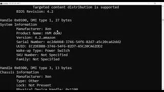 Check systeminfo with dmidecode