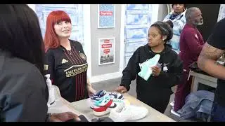 Black Ink Chicago Phor has a meet and greet at First Class Sneaks In Atlanta