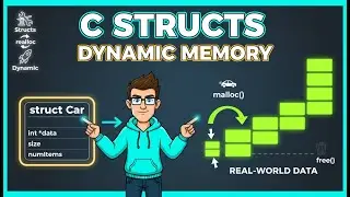How to Allocate Memory for Structs in C | malloc() and realloc() with Structs