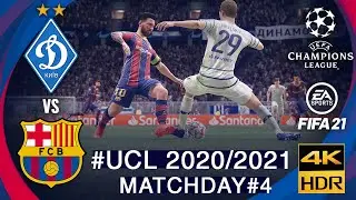 DYNAMO KYIE vs BARCELONA | FIFA 21 Predicts: Champion League 2020/21 ● Matchday 4 of 6