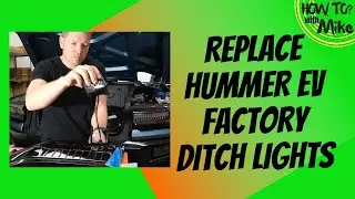 GMC Hummer EV OEM Ditch lights replacement by M&R Automotive