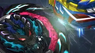 VALT VS BASARA! FULL BATTLE! Beyblade Burst Dynamite Battle DB Episode 17 No Music