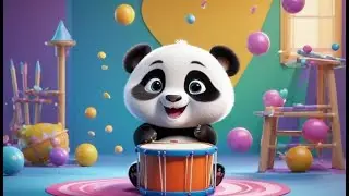 Baby Panda Dropped the Bamboo Drum | Nursery Rhymes for Kids & Baby Songs