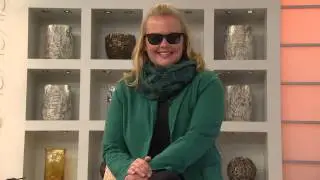 Isaac Mizrahi Live! Bold Damask Printed Scarf with Rachel Boesing