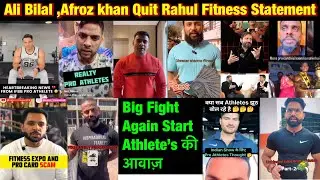 Ali Bilal, Afroz khan And Rahul Fitness Exposed Pro Card Realty.Big Fight Start Athletes Start Now