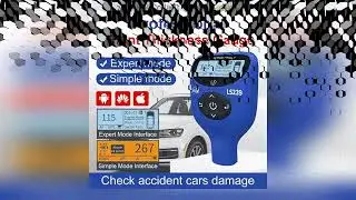 #LS239 Professional Coating Thickness Gauge 0.0-5000?m Upgrade Car Paint Tester Three-Color Display