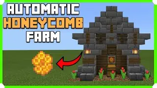 How To Build An Automatic Honeycomb Farm In Minecraft Bedrock (MCPE/Xbox/PS4/Switch/Windows10)