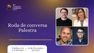 4) Adriana Melo, Andrei Moreira, Rossandro Klinjey e Haroldo - 40º Congresso Espírita de Goiás