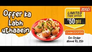 Order food on the train from Zoop and Save money