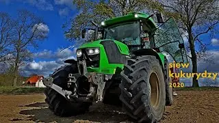 🌽Siew Kukurydzy 2020🌽// Deutz Fahr 5120c // #DeutzFahr #KUKURYDZA