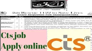 cts jobs today / How to Apply online