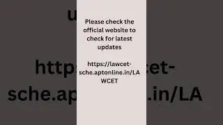 APLAWCET 2025 Latest Dates 🔥Key Deadlines for AP LAWCET 2025 &ndash; Don&rsquo;t Miss These! #Shorts