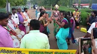 இளஞ்சிட்டு நாடக மன்றம் காளி வேடம் அணிந்த  விஜி மதுரை மாநாட்டில்