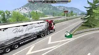 Euro Truck Simulator 2 خريطه جديده واجواء هادية
