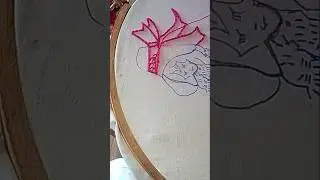 stitching a hat of doll #stitchpattern #beginnersstitch #hatstitch #handembriodry
