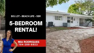 5 Bedrooms 2 Baths FOR RENT - 3061 Ne 4th Ave Wilton Manors Fl 33334- Tour with Mia Rodrigues