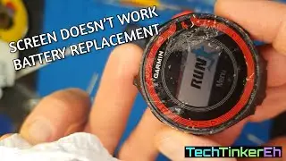 Garmin Forerunner 220 battery replacement and screen fix