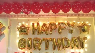 Romantic Room Decoration For Birthday Surprise Pune, Balloon decoration